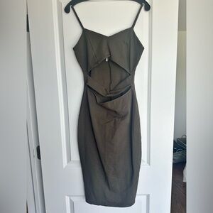 Privy privately privileged olive green bodycon dress